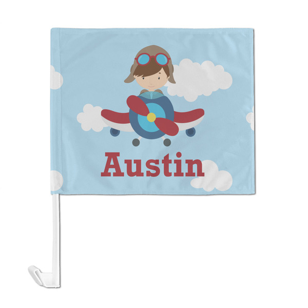 Airplane & Pilot Car Flag - Large - FRONT
