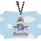 Airplane & Pilot Rear View Mirror Ornament (Personalized)
