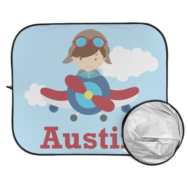 Airplane & Pilot Car Sun Shades - FOLDED & UNFOLDED