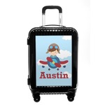 Airplane & Pilot Carry On Hard Shell Suitcase (Personalized)