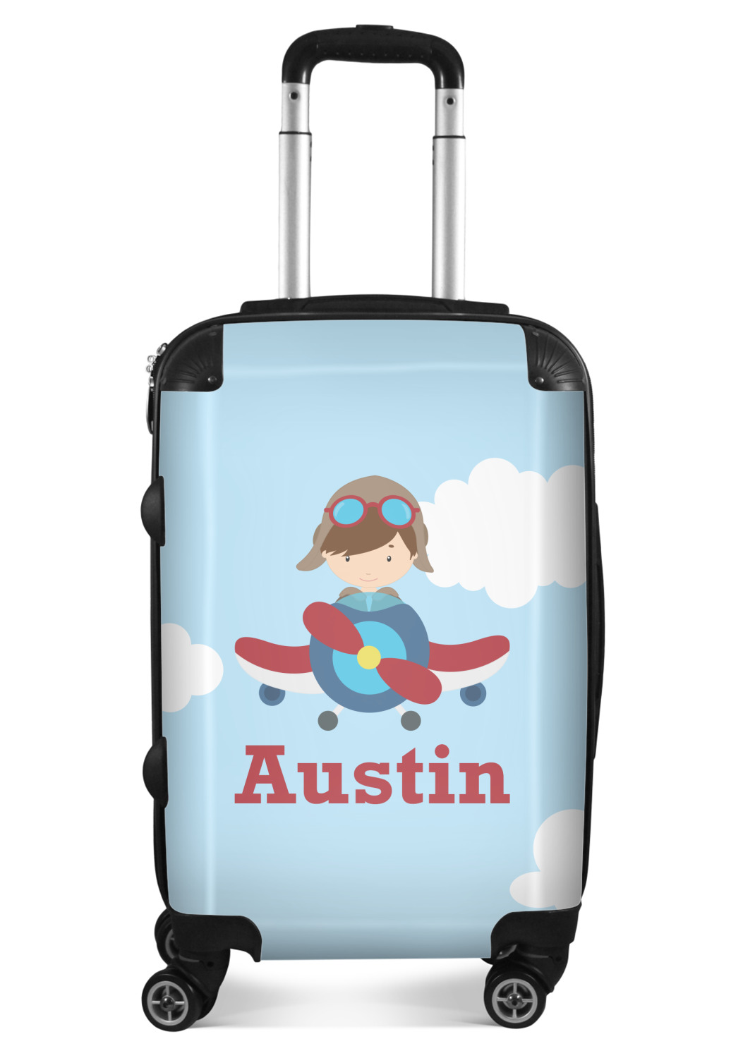 Airplane & Pilot Suitcase (Personalized) YouCustomizeIt