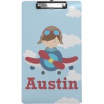 Airplane & Pilot Clipboard (Legal Size) (Personalized)