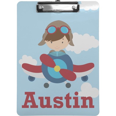Airplane & Pilot Clipboard (Personalized)