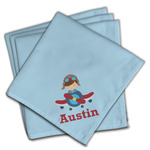 Airplane & Pilot Cloth Napkins (Set of 4) (Personalized)