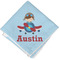 Airplane & Pilot Cloth Napkins - Personalized Lunch (Folded Four Corners)
