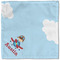 Airplane & Pilot Cloth Napkins - Personalized Lunch (Single Full Open)