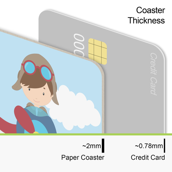 Airplane & Pilot Coaster Thickness