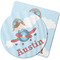 Airplane & Pilot Coasters Rubber Back - Main