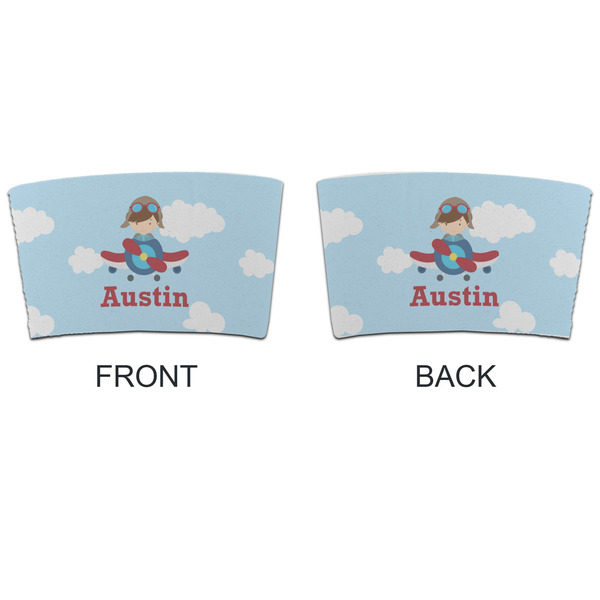 Airplane & Pilot Coffee Cup Sleeve - APPROVAL