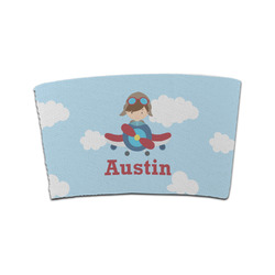 Airplane & Pilot Coffee Cup Sleeve (Personalized)