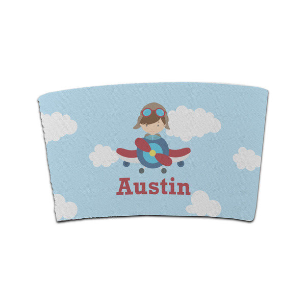 Custom Airplane & Pilot Coffee Cup Sleeve (Personalized)