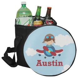 Airplane & Pilot Collapsible Cooler & Seat (Personalized)