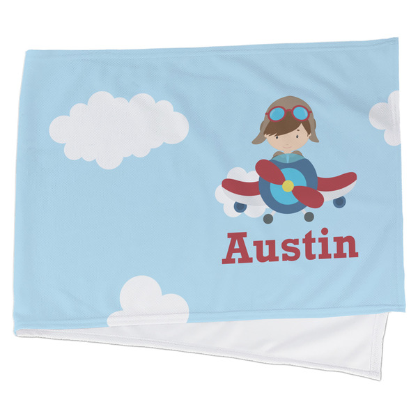 Custom Airplane & Pilot Cooling Towel (Personalized)