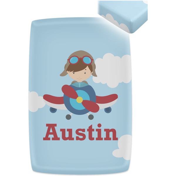 Airplane & Pilot Crib Fitted Sheet - Apvl