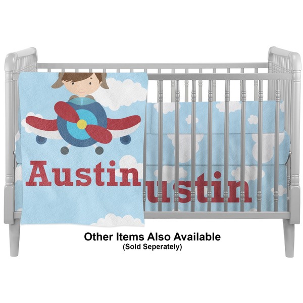 Airplane & Pilot Crib - Profile Sold Seperately