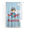 Airplane & Pilot Curtain Panel - Custom Size (Personalized)