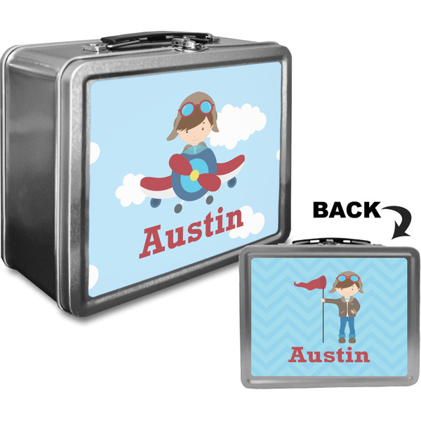 Airplane & Pilot Custom Lunch Box / Tin Approval