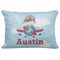 Airplane & Pilot Decorative Baby Pillowcase - 16"x12" (Personalized)