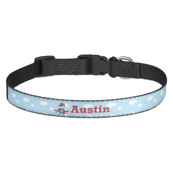 Airplane & Pilot Dog Collar (Personalized)
