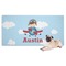 Airplane & Pilot Dog Towel