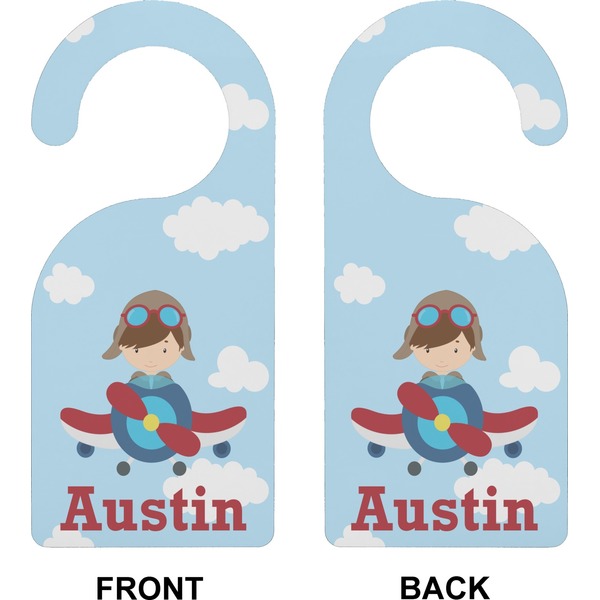 Airplane & Pilot Door Hanger (Approval)