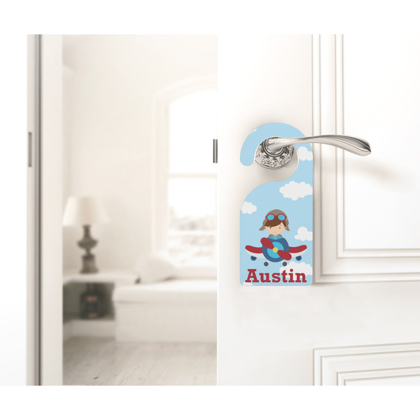 Airplane & Pilot Door Hanger - LIFESTYLE