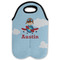 Airplane & Pilot Double Wine Tote - Flat (new)