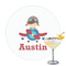 Airplane & Pilot Drink Topper - Large - Single with Drink