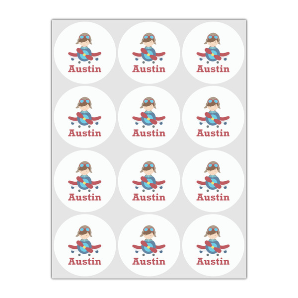 Airplane & Pilot Drink Topper - Small - Set of 12