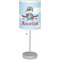 Airplane & Pilot Lamp with Drum Shade (Personalized)