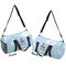 Airplane & Pilot Duffle bag large front and back sides