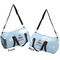 Airplane & Pilot Duffle bag small front and back sides