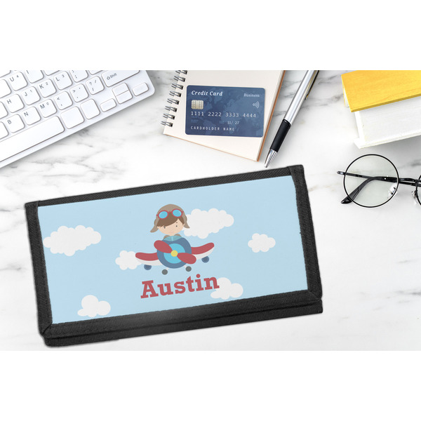 Airplane & Pilot DyeTrans Checkbook Cover - LIFESTYLE