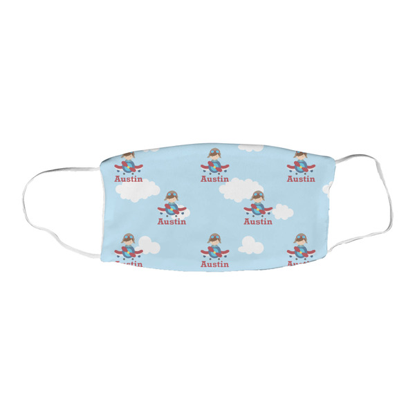 Airplane & Pilot Fabric Face Mask