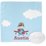 Airplane & Pilot Washcloth (Personalized)