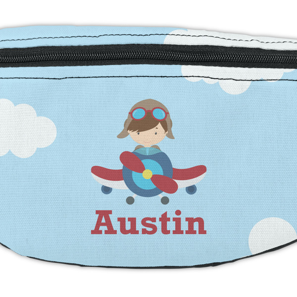 Airplane & Pilot Fanny Pack - Closeup