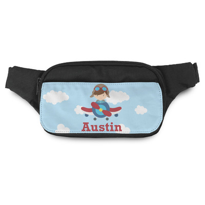 Airplane & Pilot Fanny Pack - Modern Style (Personalized)