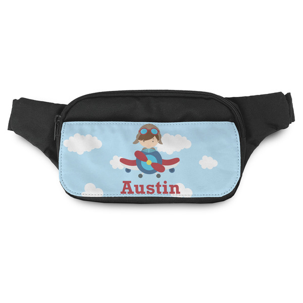 Custom Airplane & Pilot Fanny Pack - Modern Style (Personalized)