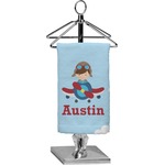 Airplane & Pilot Finger Tip Towel - Full Print (Personalized)