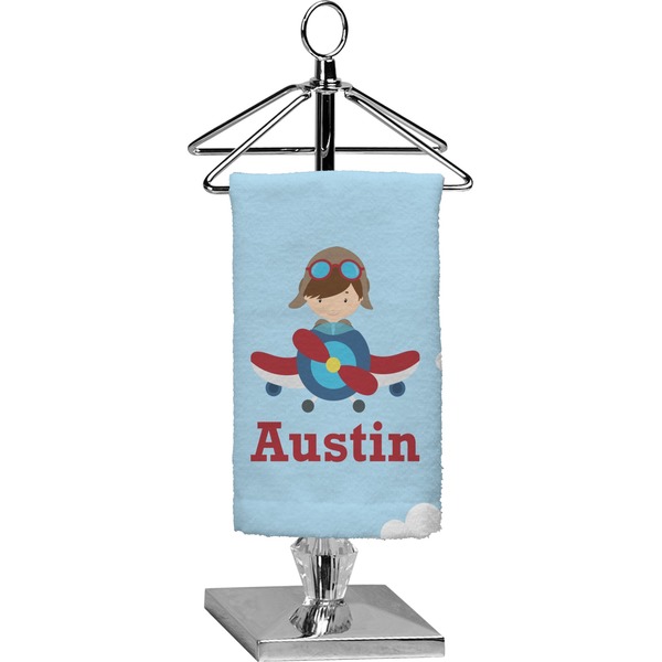 Custom Airplane & Pilot Finger Tip Towel - Full Print (Personalized)