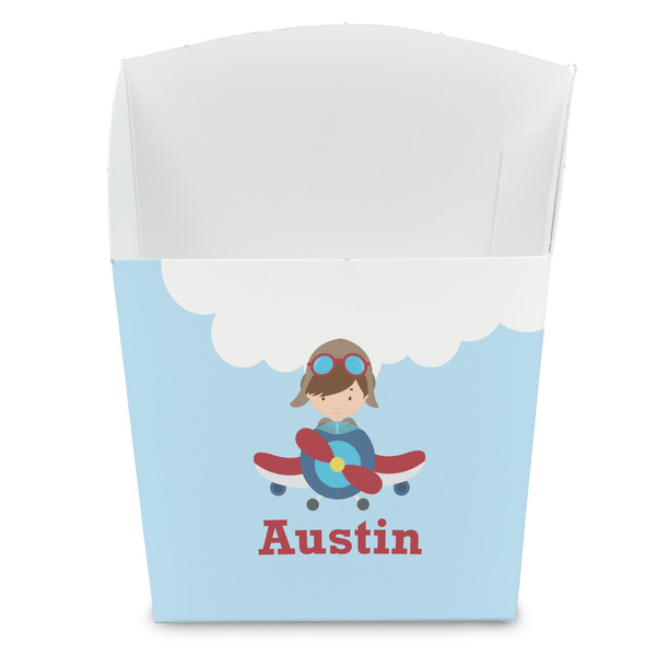 Custom Airplane & Pilot French Fry Favor Boxes (Personalized)