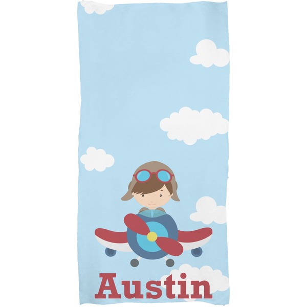 Airplane & Pilot Full Sized Bath Towel - Apvl