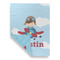 Airplane & Pilot Garden Flags - Large - Double Sided - FRONT FOLDED