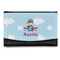 Airplane & Pilot Genuine Leather Women's Wallet - Small (Personalized)