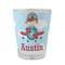 Airplane & Pilot Glass Shot Glass - 1.5 oz - Set of 4 (Personalized)