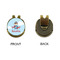 Airplane & Pilot Golf Ball Hat Clip Marker - Apvl - GOLD