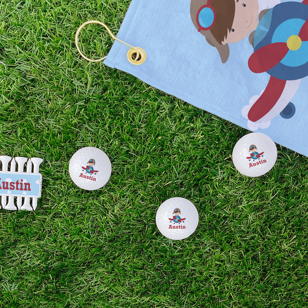 Airplane & Pilot Golf Balls - Generic - Set of 3 - LIFESTYLE