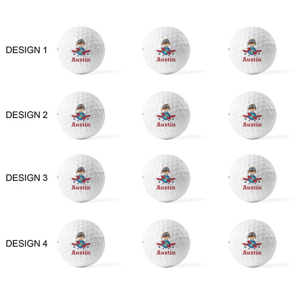 Airplane & Pilot Golf Balls - Titleist - Set of 12 - APPROVAL