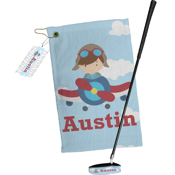 Airplane & Pilot Golf Gift Kit (Full Print)