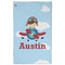 Airplane & Pilot Golf Towel - Front (Large)